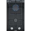 Siemens Exclusive Siemens Piano cottura domino a gas ER3A6BB70 in vetroceramica nero da 30 cm