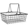 QUID 7930028 Cestino RECT 30X23X10,5 cm Ebano QD, Ceramica