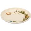 THUN - Centrotavola Decorato con Fiori e Farfalla - Accessori e Decorazioni Casa - Linea Country - Ceramica - Ø 30,4 cm
