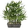 Flair Flower Pietre Decorative in bambù Erba di Limone, Artificiale, Verdi, Vaso, pianta da Interni, Verde, 41 cm