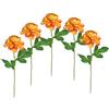 Flair Flower Fiori artificiali, set da 5 pezzi, 35 cm, fiori artificiali come veri ranuncoli, decorazioni floreali, fiori primaverili, fiori pasquali, fiori di seta, fiori di seta, fiori di seta, fiori di seta