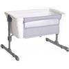 Chicco Next2Me Essential Culla Neonato Fianco Letto, Culla Co-Sleeping, Compatibile con Diversi Letti, Altezza Regolabile, Buona Circolazione dell'Aria, Materasso e Borsa inclusi, 0-6 Mesi, Bianco