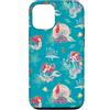Disney Princess Ariel Flounder e Sebastian sotto il mare Custodia per iPhone 12/12 Pro