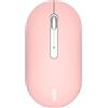 apm Colors 571174 - Mouse wireless silenzioso, modalità Bluetooth o ricevitore 2.4 GHz, 3 pulsanti, portatile, batteria inclusa, compatibile con PC/Telefono/Tablet/Windows/macOS/iPadOS/Android/Chrome,