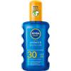 NIVEA (BEIERSDORF SpA) Nivea Sun Spray Solare Protect & Dry Touch FP30 200 ml, Crema solare 30 100% trasparente per sportivi