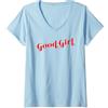 Good Girl Whimsical Design Studio Donna BUONA RAGAZZA Maglietta con Collo a V