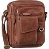 STILORD 'Ryan' Borsa a Tracolla in Pelle per Uomo | Piccola Borsa Vintage per iPad 9,7 Pollici | Borsa a Spalla in Vera Pelle, Colore:andorra - marrone