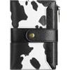 SENDEFN Portafoglio Donna Piccolo Portamonete con Blocco RFID per Carte Multipli Portamonete Donna in Pelle con Molti Scomparti