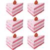 UR URLIFEHALL 30 scatole regalo in cartone a forma di triangolo a forma di torta, per regali, bomboniere, dessert, caramelle, cioccolatini