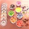 Inspireyes Candele Profumate Con 7 Cristalli Chakra, Set Candele Tealight in Cera di Soia per Meditazione, Relax, Aromaterapia, Yoga, Preghiera, Regalo per Donne
