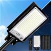 Eleganted Lampione Solare LED Esterno, 20000LM Faro Stradale con Pannello Solare, Faretto LED da Esterno Solare, 6500K, IP65 Impermeabile, per Giardino, Terrazzo