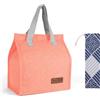 Vicloon Pranzo Tote Bag, Borsa Termica Porta Pranzo con Borsa per Posate, per Donna e Uomo, per Alimenti Mantenere Caldo o Freddo, Impermeabile, per Ufficio Scuola Campeggio Picnic, Rosso Anguria