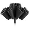 G4Free Ombrello invertito grande a doppio strato, 12 costole, compatto, antivento, pieghevole, automatico, con striscia riflettente per pioggia, nero/blu scuro, 54 inches, Moderno