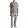United Colors of Benetton T-Shirt 30964M019 Parte Superiore del Pigiama, Grigio, L Uomo