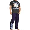 BlueY Pigiama | Set Pigiama Uomo Bingo | Divertenti Pigiami Uomo Invernali | Blu L