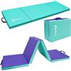 eyepower Spesso 5 cm: 180x60 Tappetino Ginnastica Pieghevole - Tappetino Palestra Tappetino per Addominali a Terra - Materassino Fitness Pieghevole - Tappeto Sport Yoga Mat Tappettino Gym Pieghevole