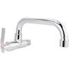 VIFERR Rubinetto a Parete G1/2in Rubinetto Singolo per Acqua Fredda in Acciaio Inox con Bocca Girevole a 360 per Uso Domestico in Cucina (25 cm)