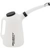HASKYY Caraffa per olio 1,2,3,4,5,6,8, L, caraffa dosatrice (8 litri), colore: Bianco