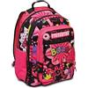 Mitama Zaino Scuola - NEW PLUS CANDY BOOM, Rosa - Zaino Triplo Scomparto Impermeabile - Tasche Porta Borraccia - Spallacci Ergonomici - Zaino Scuola Elementare Bambina, Zaino Scuola Media