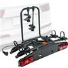 CHROMEMASTER AGURI Active Bike | Portabici Universale da Gancio Traino per Due Bici | Adatto Per e-bike, Adattatore Spina13 PIN / 7 PIN | Premontato, Antifurto; Carica Fino a 60 kg; Comodo Trasporto di Biciclette