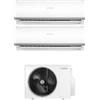 Bosch Climatizzatore Dual Split Inverter 9000 + 9000 Btu Condizionatore con Pompa di Calore Classe A++/A+ (Unità Interna + Unità Esterna) - 2x CL2000U W 26 E + CL5000M 53/2 E Climate 2000
