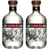 Espolon Espolòn - Tequila Blanco, 70 cl, 100% Agave Messicana con Aroma di Agave Dolce e Note di Pepe, Vaniglia e Spezie, 40% Vol (Confezione da 2)