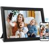 YENOCK FRAMEO WiFi Digital Photo Frame, schermo touch screen LCD da 10,1 pollici 1280x800, rotazione automatica Memoria integrata da 16 GB, condivisione istantanea dei momenti tramite l'app Frameo