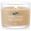 YANKEE CANDLE Amber & Sandalwood Candele Profumate Votive 37 gr