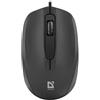 Defender Mouse Defender ALPHA MB-507 OPTICAL 1000dpi 3P BLACK SILENT CLICK [52507]