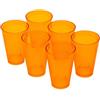 Omada Design 6 Bicchieri Cocktail/Bevande da 400 ml, Impilabili, Infrangibili, in Plastica per uso Esterno, Linea Samba
