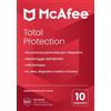 McAfee Total Protection 2024, 10 dispositivi Antivirus, VPN, gestore password, Internet Security e dispositivi mobili PC/Mac/iOS/Android Abbonamento di 1 anno Codice di attivazione per posta