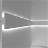 Eleni Lighting Cornice per illuminazione indiretta led doppia a parete - EL302 (1,15 metri)
