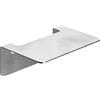WEISSENSTEIN Mensola bagno adesiva 14 cm - Mensola Acciaio inox - Mensola adesiva da parete senza foratura