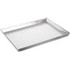 Baldassare Agnelli Pentole Agnelli COAL49/3F40 Teglia Rettangolare Forata, Lega Alluminio 3003, Argento, 40 x 30 cm