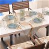 PETTI Artigiani Italiani - Tovaglia Centrotavola Moderno Effetto Marmo Beige, Centrotavola da Cucina 90x90 cm, 100% Made in Italy