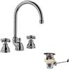 Paffoni Miscelatore per lavabo Paffoni Iris canna orientabile cromato IRV057CR