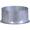 FIREFIX A100/K FAL - Tappo per Tubo del Forno, ø 100 mm, per Tubi da 0,6 mm di Spessore, Colore: Argento
