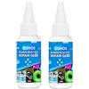 JAWSEU 2pcs 30ml Colla per Riparazione in PVC Adesivo per Gommoni, Sigillante, Gonfiabile Piscina Riparazione Colla Impermeabile PVC Pool Patch Adesivo