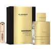 AMARAT Profumo Amber Oud Gold Edition da 120 ml, profumo arabo unisex a lunga durata, Eau da Parfum importato da Dubai, con atomizzatore ricaricabile 5 ml (Gold Edition 120 ml)