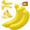 Raisand Porta Banana Contenitore da Asporto Proteggi Banana，Porta Banana Bambini Scuola， Porta Banane Protezione per Frutta Contenitore per Banane， Contenitore per Alimenti per la Scuola Senza Bpa