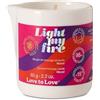 Love to Love Light My Fire Candela da Massaggio 30 ml - Olio da Massaggio Caldo Sensuale, 98% Naturale - Prodotta in Francia - Fino a 15 Ore di Utilizzo