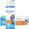 Bepanthenol Tattoo Care Kit - Crema Tatuaggi Corpo con Pantenolo e Gel Detergente Delicato - Idrata, Protegge e Ravviva i Colori - Preserva la Bellezza del Tatuaggio