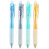 Annlpoy 4pcs penne cancellabili tinta unita per scuola elementare biro cancellabili,0,5 mm - per Studenti e Ufficio, Inchiostro Termosensibile, Perfette per Scuola e Regali, Con Gomma Integrata