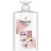 Pantene Shampoo per ispessimento dei capelli per volume dei capelli con biotina e acqua di rosa, bottiglia XL con dispenser, confezione da 1 l