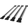 acpar Compatibile con Ford Tourneo Courier 2017-2022 Barre Portatutto Fly Modella Portapacchi Barre Tetto 4 Pezzi Grigio