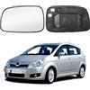 tivekeo Vetro a Specchio sostituzione per Toyota Corolla Verso 2004-2009, Specchio Esterno Regolabile Adatto, Lente di Retromarcia, Specchietti Riscaldati (Sinistra)