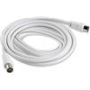 vetrine in rete Vetrineinrete® Cavo prolunga antenna TV coassiale connettore RG59 maschio/femmina da 1.5 3 e 8 metri collegamento di segnale audio e video digitale (8 metri) D50