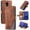 QiongniAN Cover per Huawei Maimang 7,Custodia in Pelle Custodia per Huawei Mate 20 Lite SNE-L01 SNE-L03 SNE-LX1 SNE-L21 SNE-LX2 SNE-L22 SNE-LX3 SNE-L23 SNE-AL00 Custodia Cover Case Brown