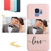 CXKJ Pink Personalizzata Custodia per Samsung Galaxy J8,con la Tua Foto,Immagine o Scritta Cover,Silicone Case Antiurto Bumper,per Galaxy J8 Cover Personalizzata