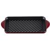 LE CREUSET Griglia Rettangolare in Ghisa 32x22 cm Garnet